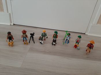 LOT DE 7 FIGURINES VÉTÉRINAIRES ZOO "PLAYMOBIL" - NEUVE - 2015 - n°54