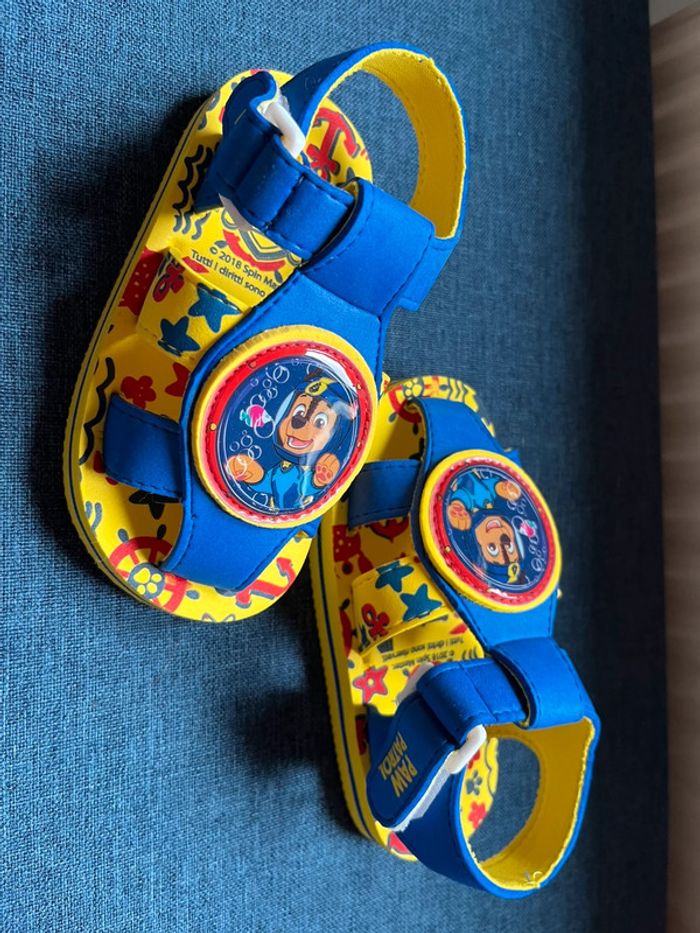 Claquettes / sandalettes / nu-pieds garçon pat patrouille - pointure 25 neuves - photo numéro 3