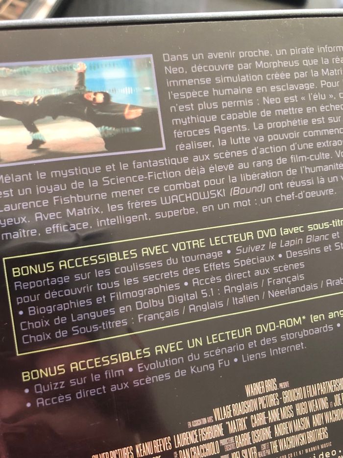 DVD 📀 Matrix - photo numéro 3