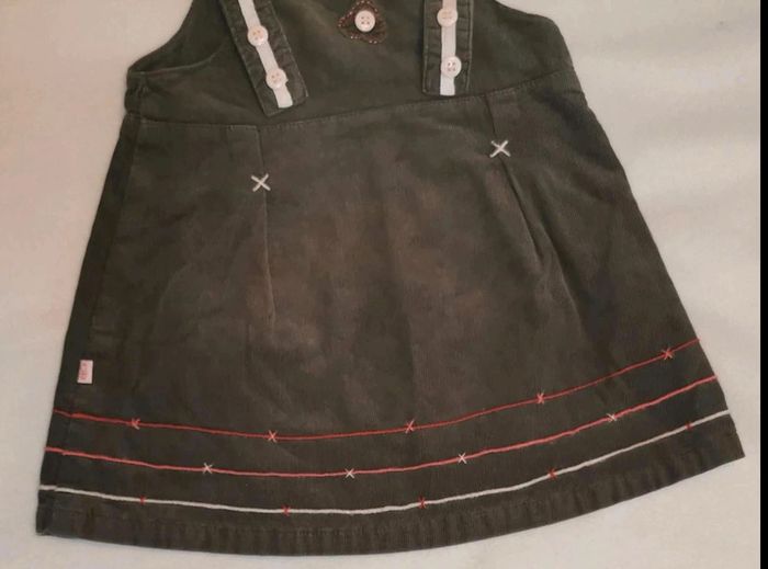 Robe 👣 obaïbi velours 3mois/60cm - photo numéro 4