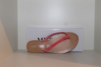 belle petites tongs lanières rose 36