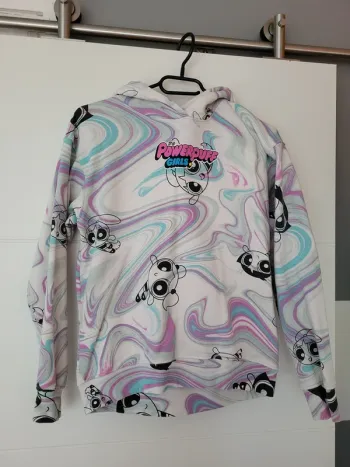 Sweat à capuche Powerpuff Girls - Taille 11-12 ans