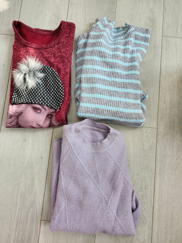 Lot 3 pulls d'hiver taille L/XL - photo numéro 6