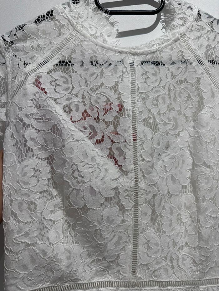 Robe blanche dentelle - photo numéro 8