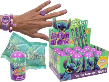 LOT X 2 Coffret Surprise Montre Disney Stitch Capsule + 5 Surprises ! Originale - 4 de Collections