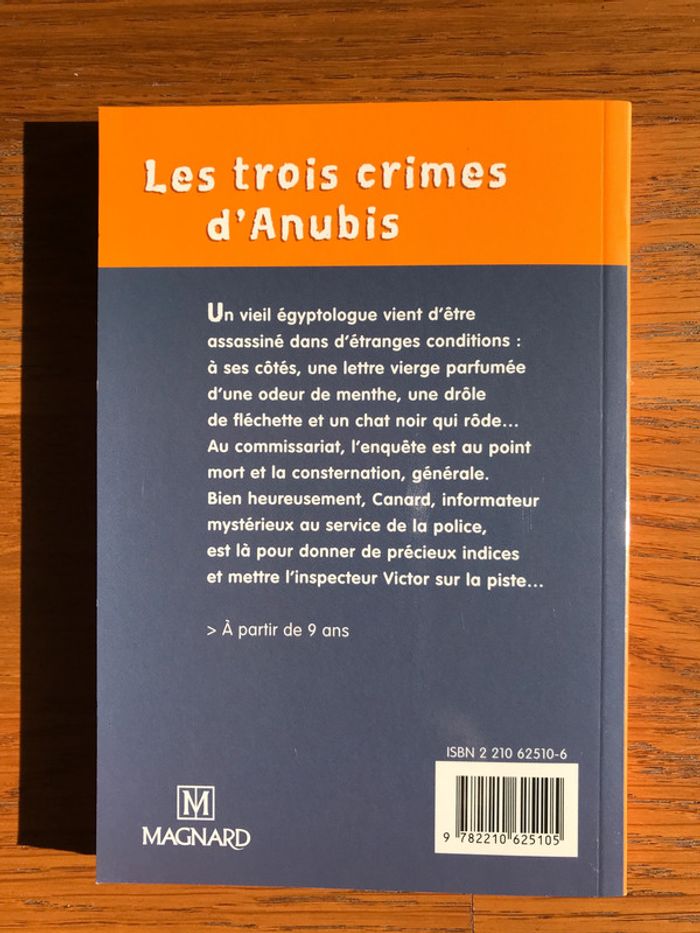 Les trois crimes d'Anubis - Roman policier - photo numéro 2