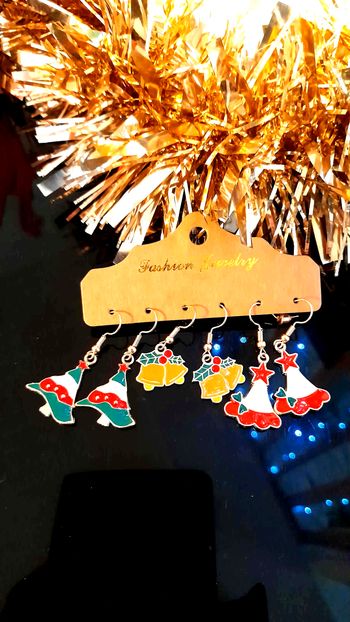 Bijoux Noël | Lot de Boucles d’Oreilles Pendantes – Neuf