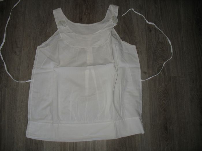 CHEMISIER A BRETELLES BLANC - TAILLE 40 - n°02 - photo numéro 2