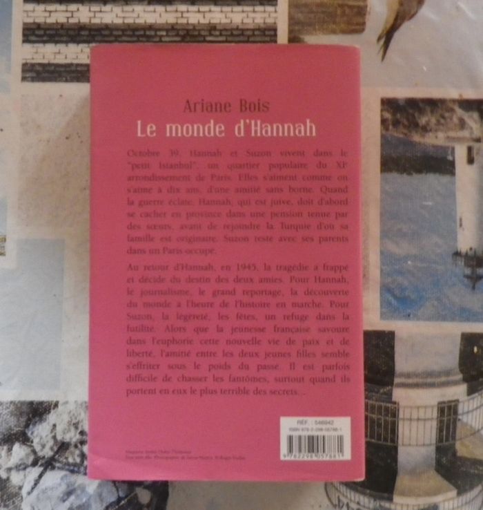 Le monde d'Hannah de Ariane Bois Ed. France Loisirs - photo numéro 2