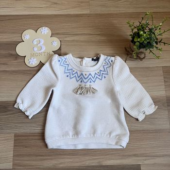 Blouse crème  Kiabi