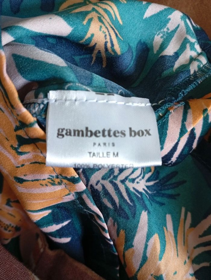 Gambettes Box - Combishort taille M | Motif floral - photo numéro 3