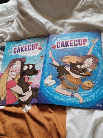 Lot de 2 BD Emma Cakecup