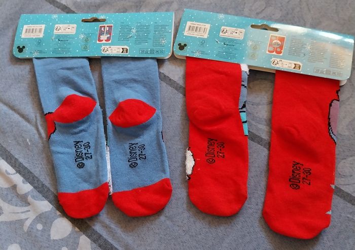2 paires Stitch Disney. - photo numéro 2