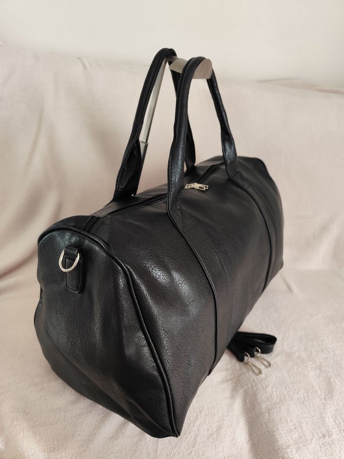 Sac de voyage week-end noir top tendance - photo numéro 4