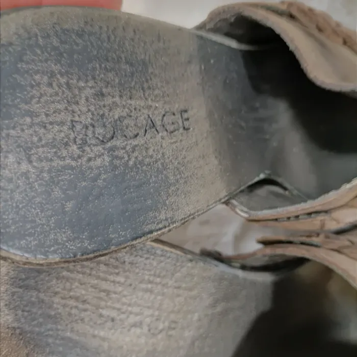 Mules en cuir et bois - Bocage Paris - Taille 38 - photo numéro 7
