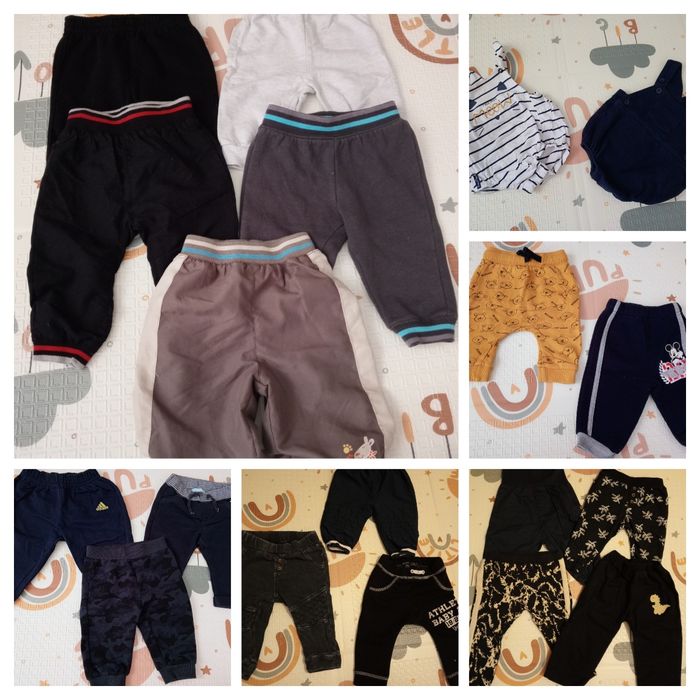 🧒 Lot de 22 pantalons garçon – hiver, bien chauds, 6 mois