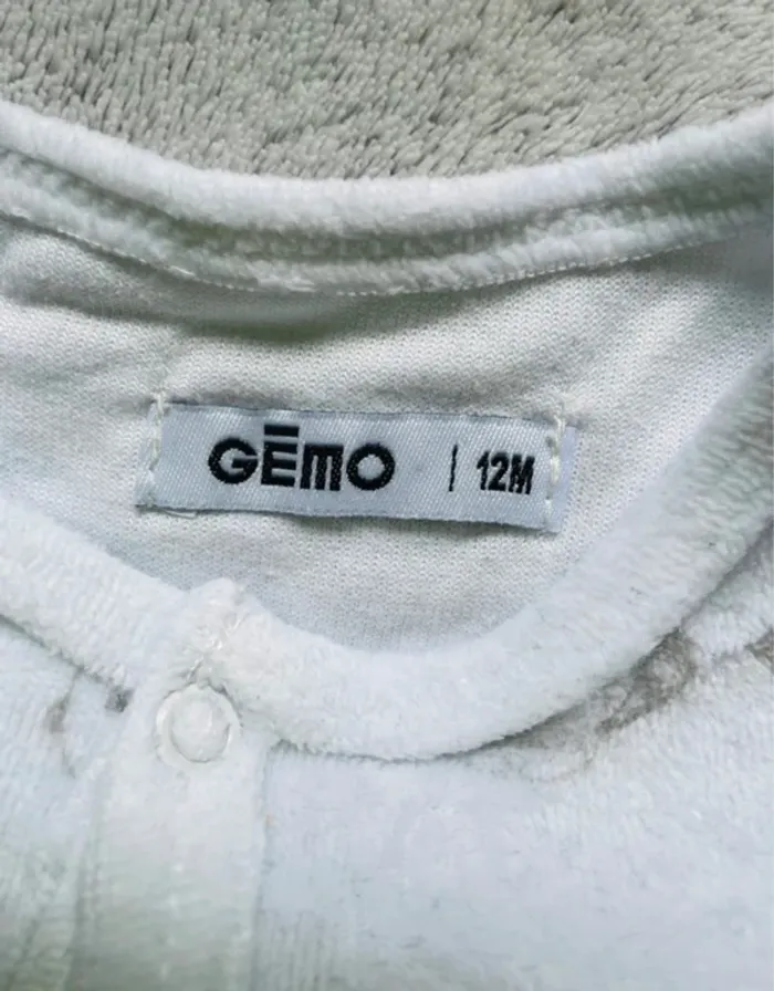 Pyjama velours, 12 mois - photo numéro 4