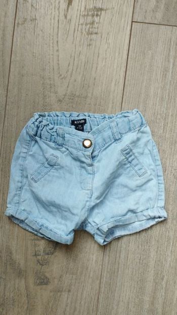 Short jean souple kiabi 9 mois