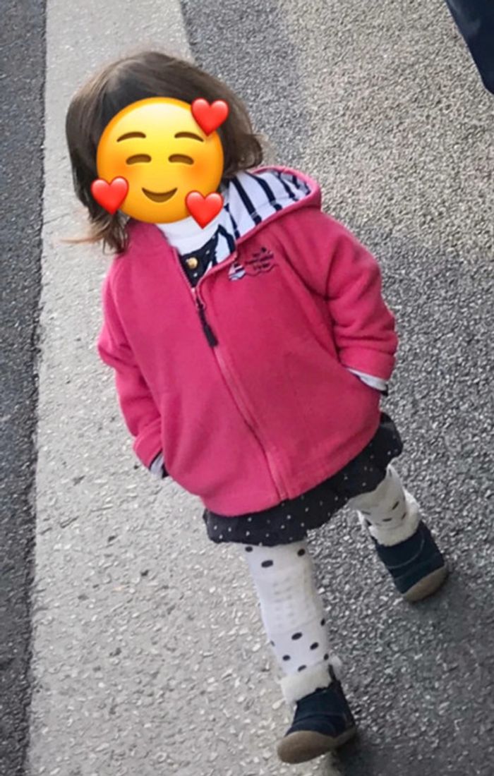 Polaire rose hublot 18/24mois - photo numéro 3