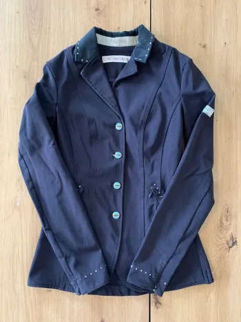 Veste  de  concours  Animo  bleu marine  taille  34  –  Très  bon état