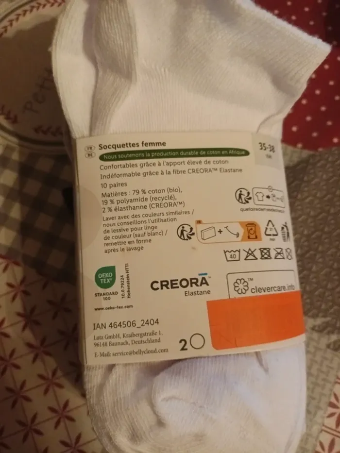 Pack xxl socquettes femme ou homme taille 35 38 - photo numéro 3