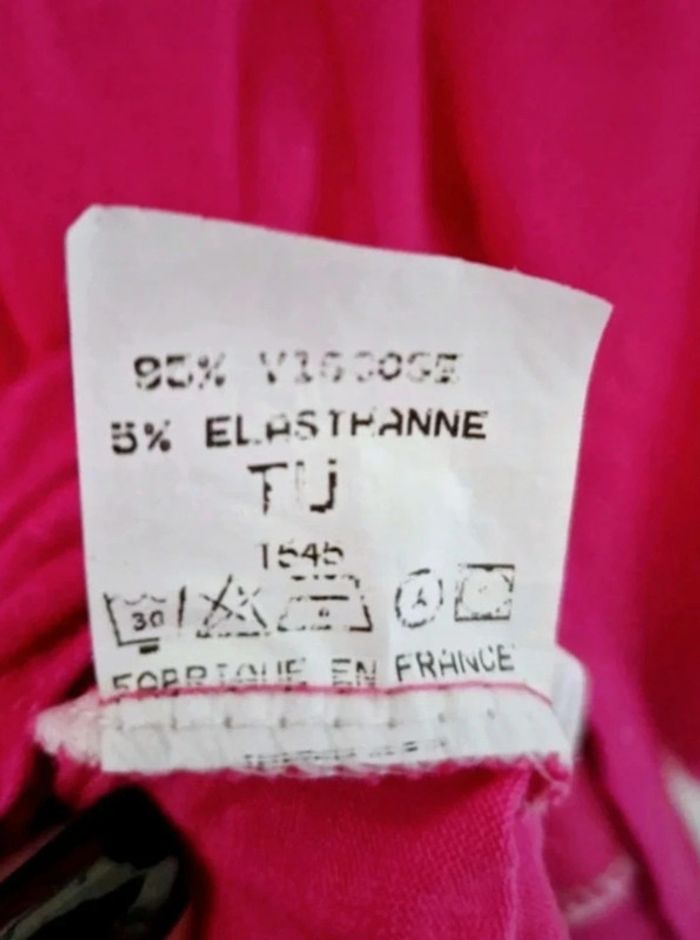 Haut rose et blanc femme - photo numéro 3