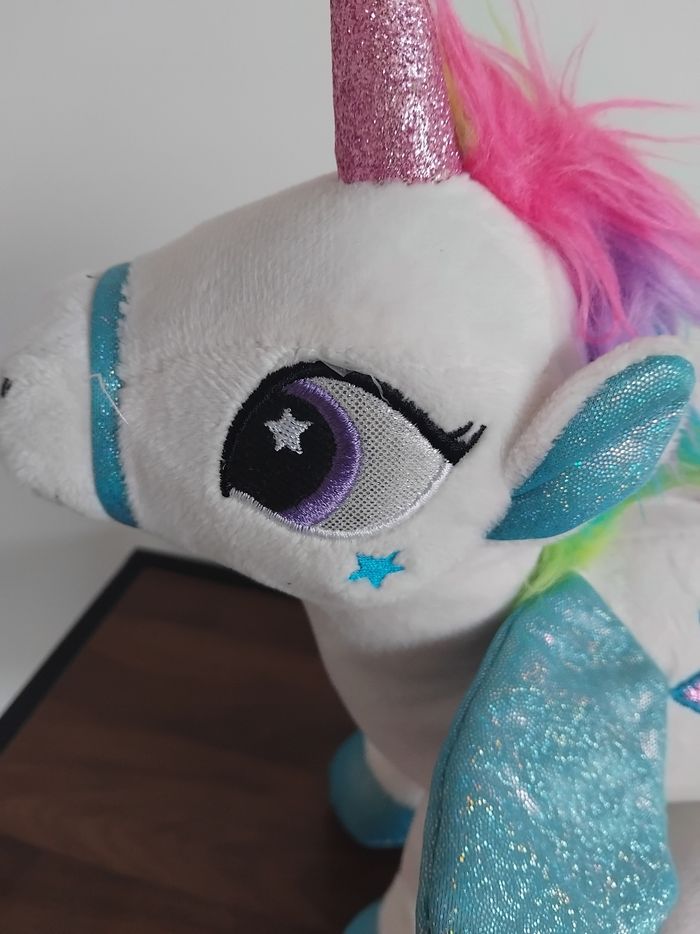 Peluche licorne 24 cm Fizzy - photo numéro 9