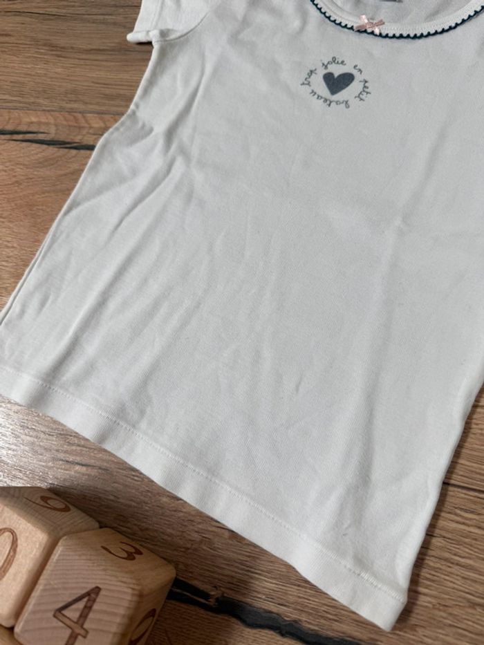 Tee-shirts MC Petit Bateau fille / tricot de peau 4 ans - photo numéro 3
