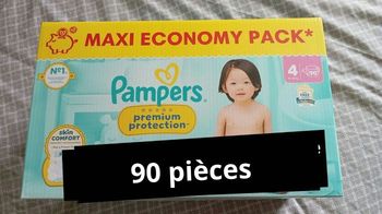  Pampers premium protection taille 4 neuf jamais ouvert 