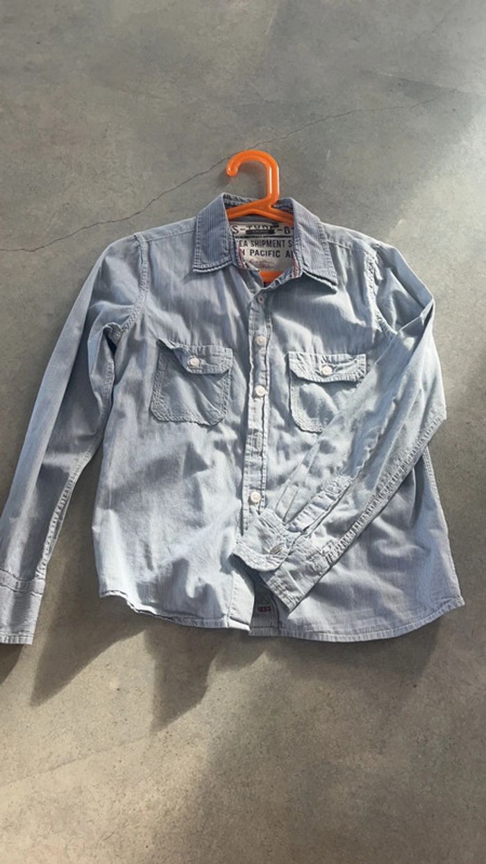 Chemise à rayures Ikks garçon 10 ans