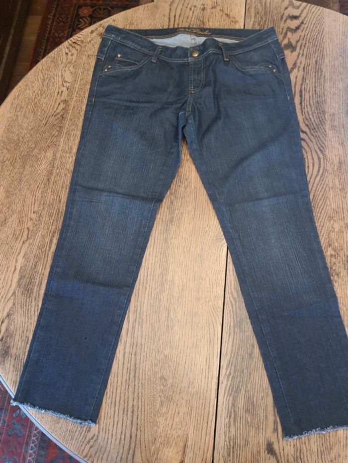 Jolie Jeans 7/8ème marine Pinkie fr 42 eu 40