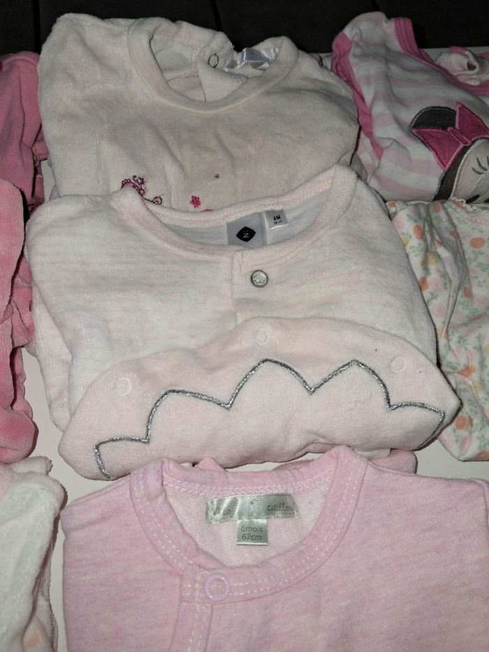 Lot de pyjama bébé 6 mois fille - photo numéro 4