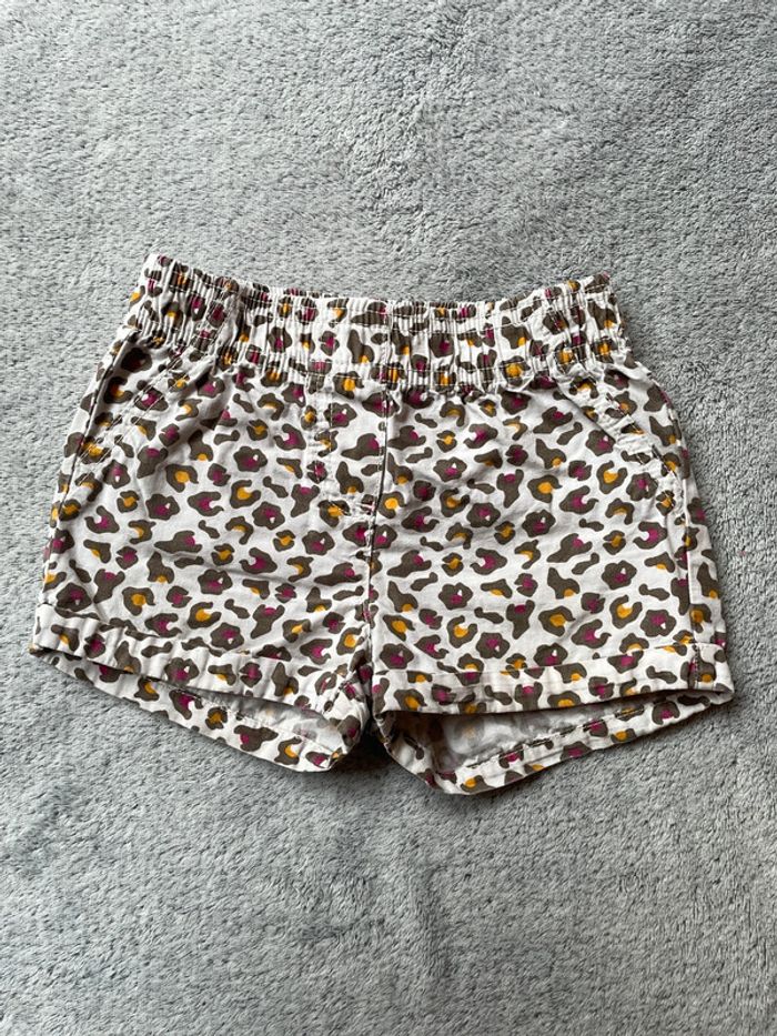 Short motif léopard, 3 ans