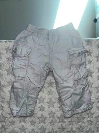 pantalon bleu/gris berlingot