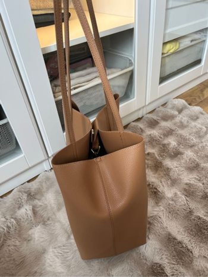 Sac à main camel Mango - photo numéro 5