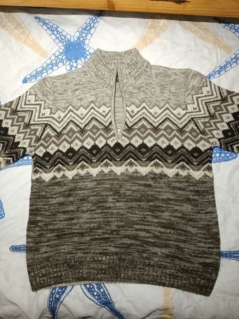 Pull homme multicolore
