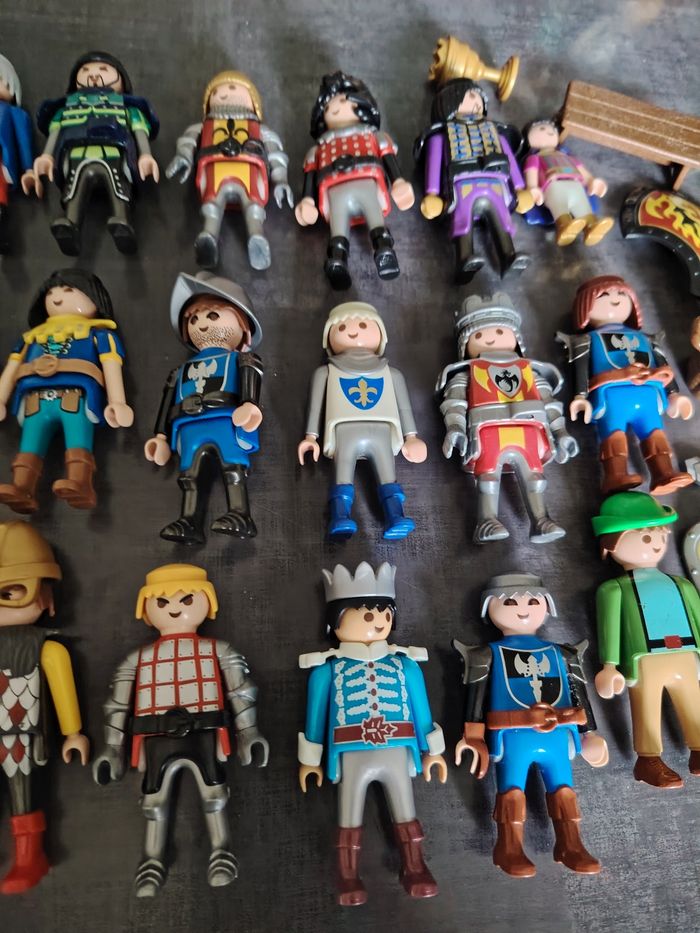 Gros lot playmobil chevaliers - photo numéro 3