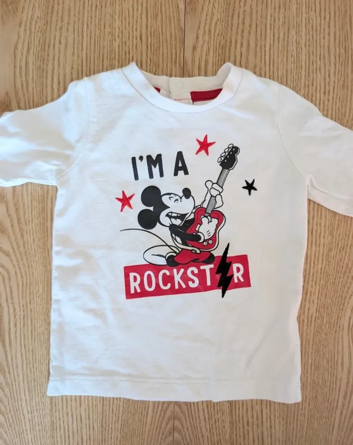 Tee shirt Mickey à manches longues - photo numéro 2