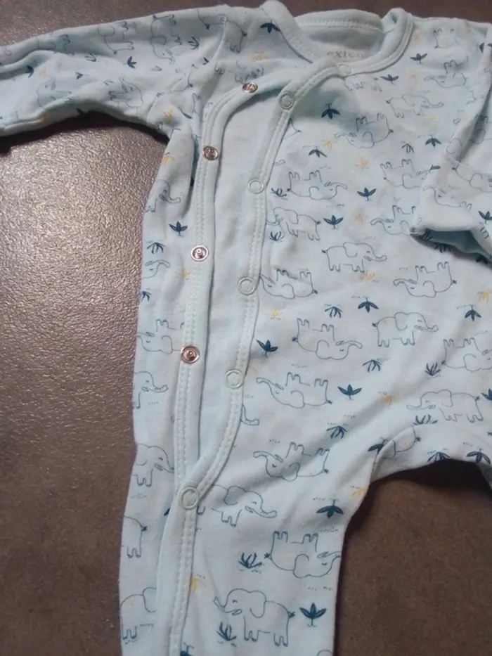 Pyjama moufles intégré +chapeau mixte - photo numéro 5