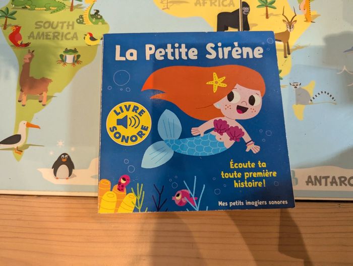 livre sonore La Petite Sirène