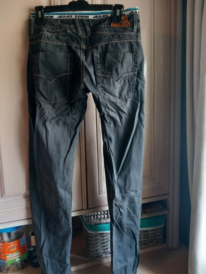 Jeans gris T38/40 Black soul - photo numéro 5