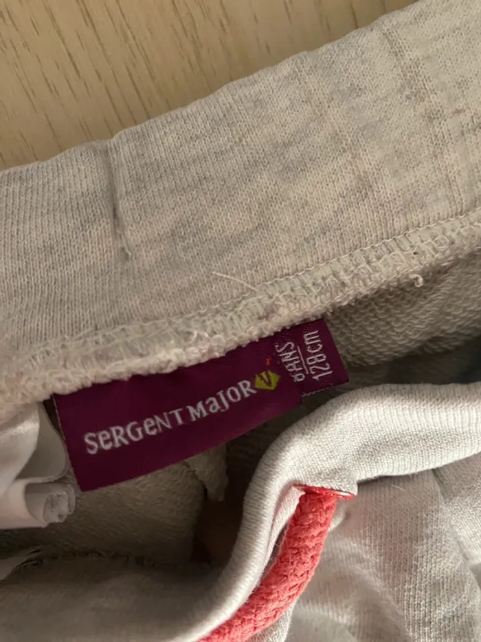 Jean pantalon noir dpam jogging survêtement gris fleurs sergent major 8 ans - photo numéro 4