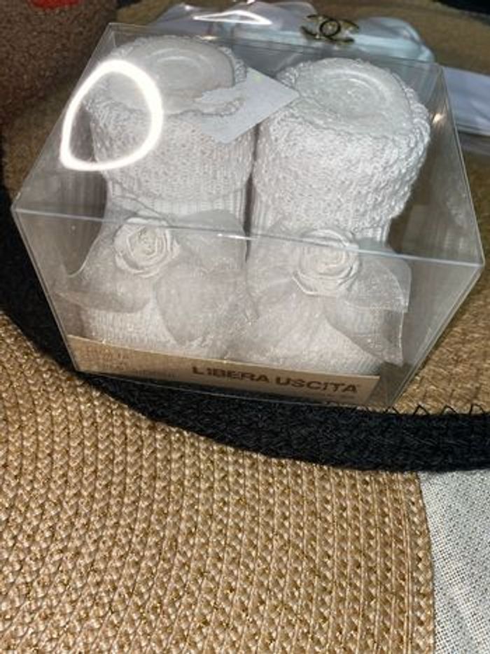 Chaussons chaussettes habillées 3 mois - photo numéro 4