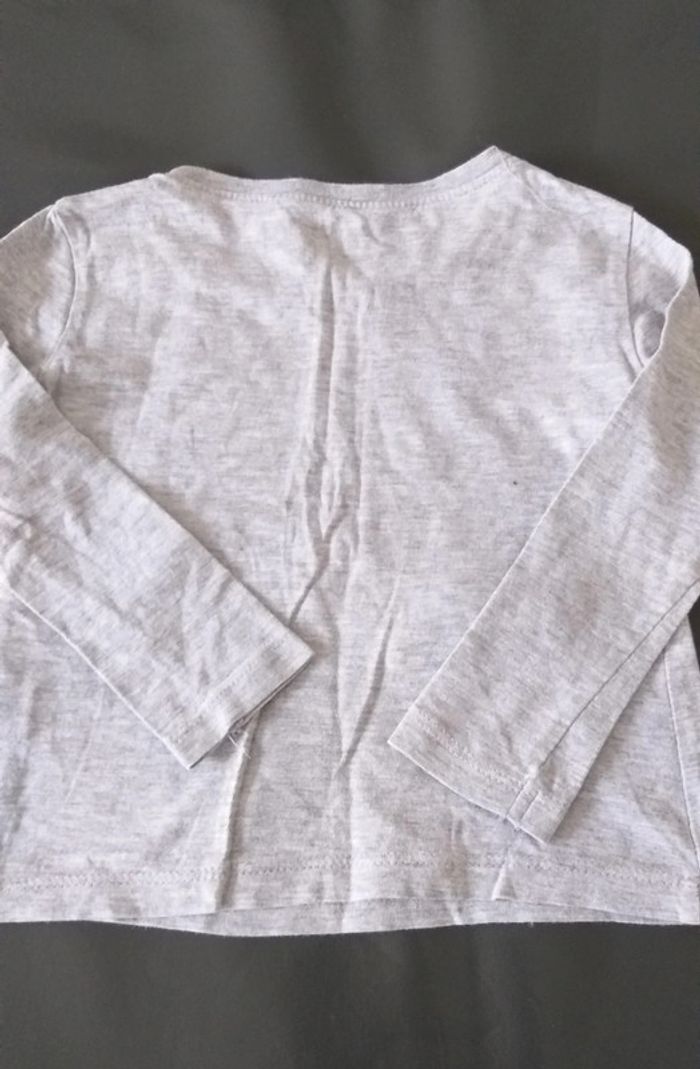 Tee-shirt Tex gris à motifs - photo numéro 2