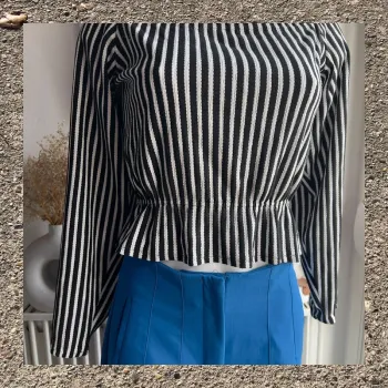 Blouse rayée H&M 🖤