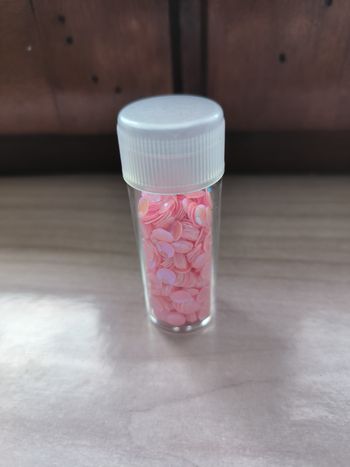 loisirs creatifs hexagones rose pale