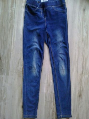 Jegging bleu