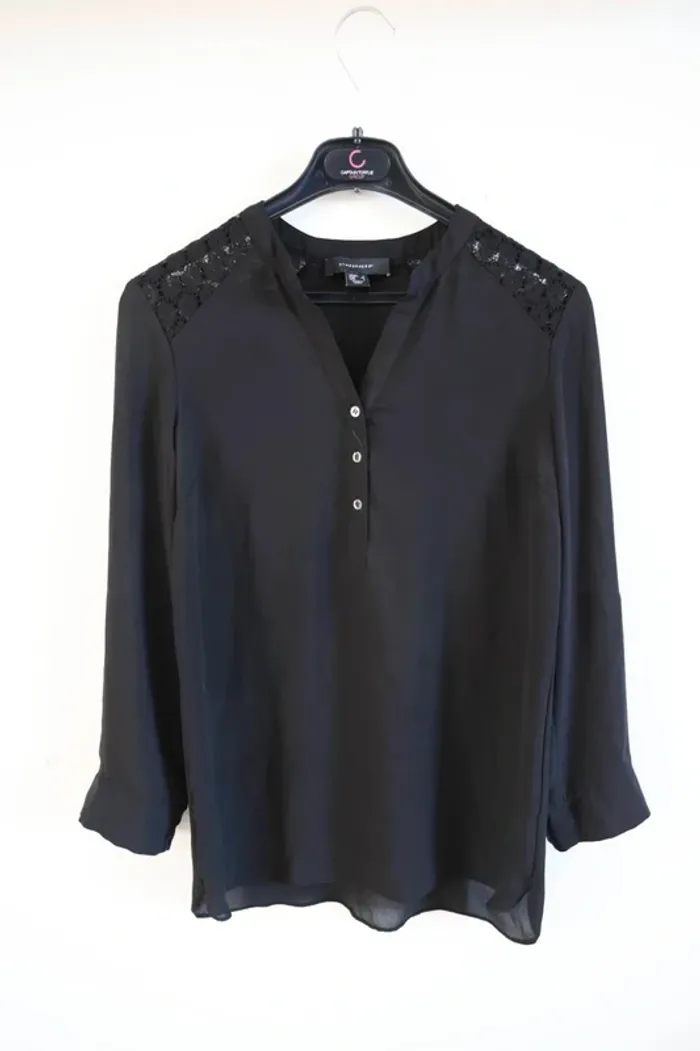 C54 blouse noir Atmosphere 34