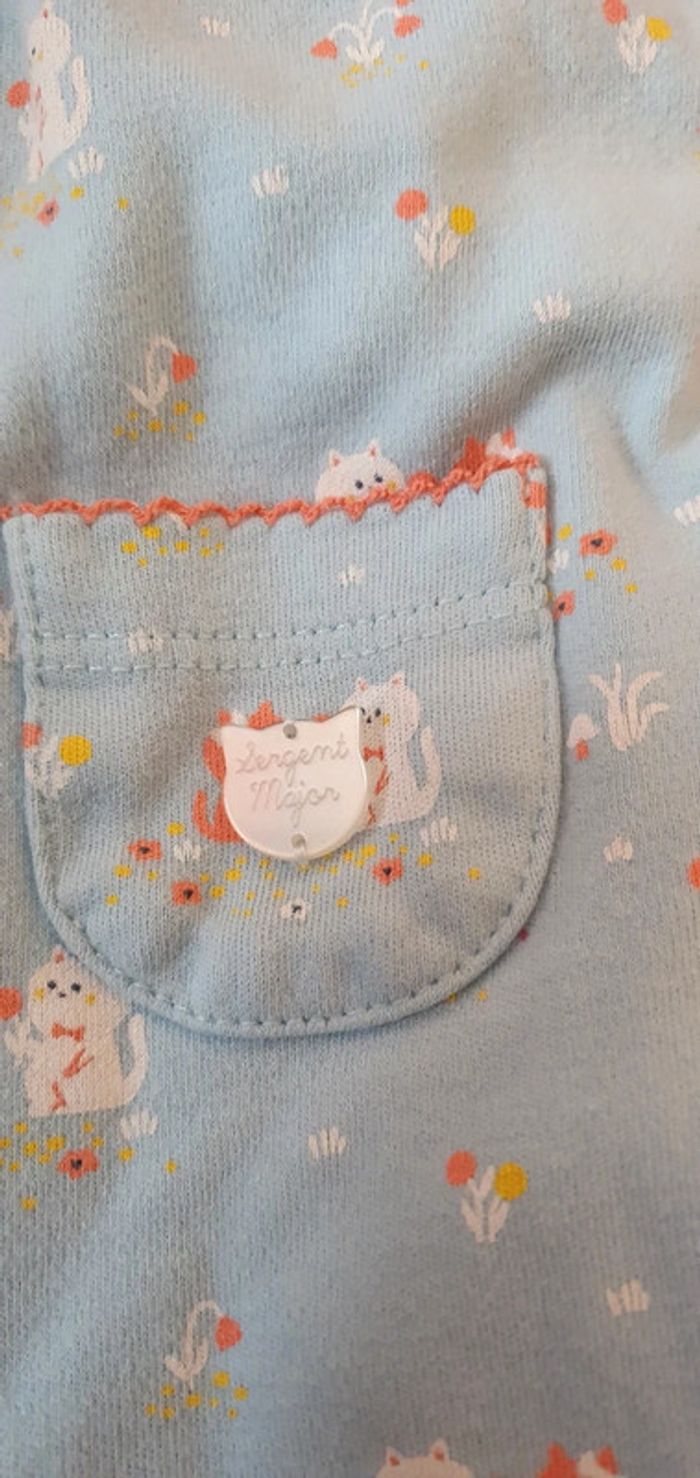 Pyjama en jersey Sergent Major taille 6 mois - photo numéro 3