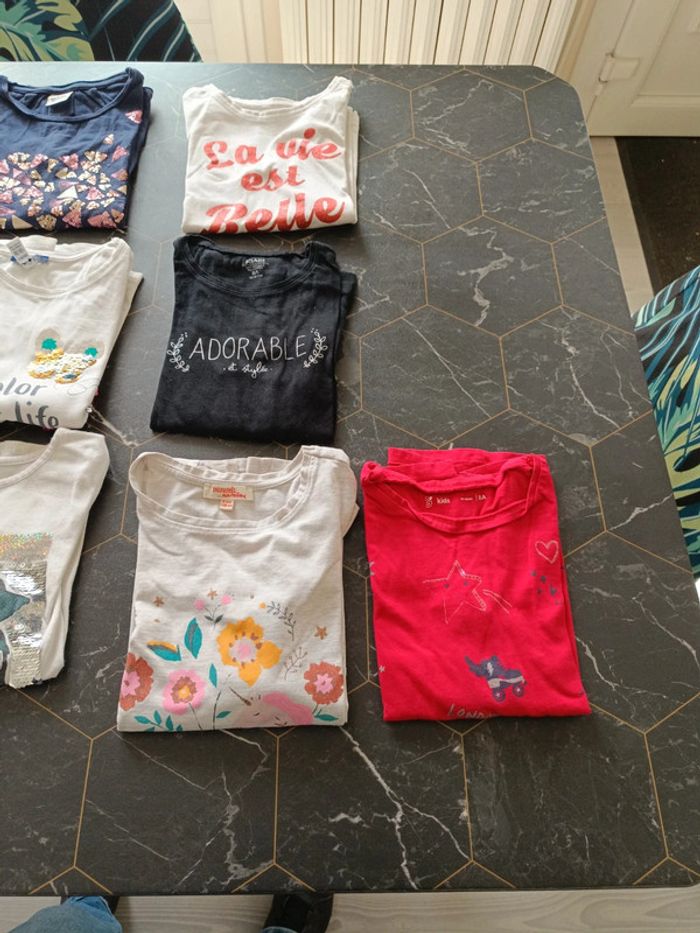 Lot 10 Tee shirts manches longues - photo numéro 3